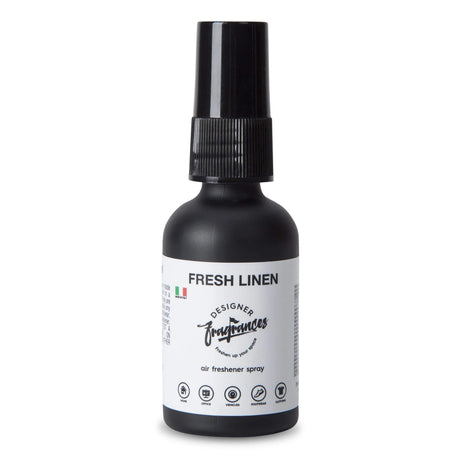 Designer Fragrances Fresh Linen Air Freshener 30ml Spray - Just Car Care 