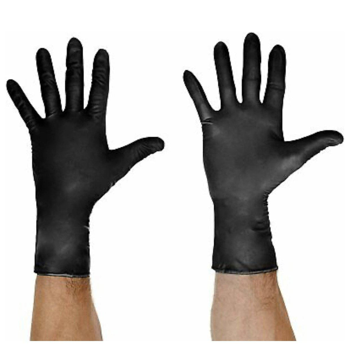 Grease Monkey Disposable Black Nitrile Gloves (Large & XL) - Just Car Care 