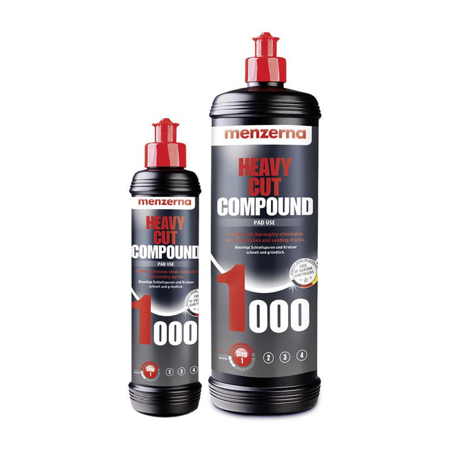 Menzerna Heavy Cut Compound 1000 (250ml & 1L) | Shop At Just Car Care 