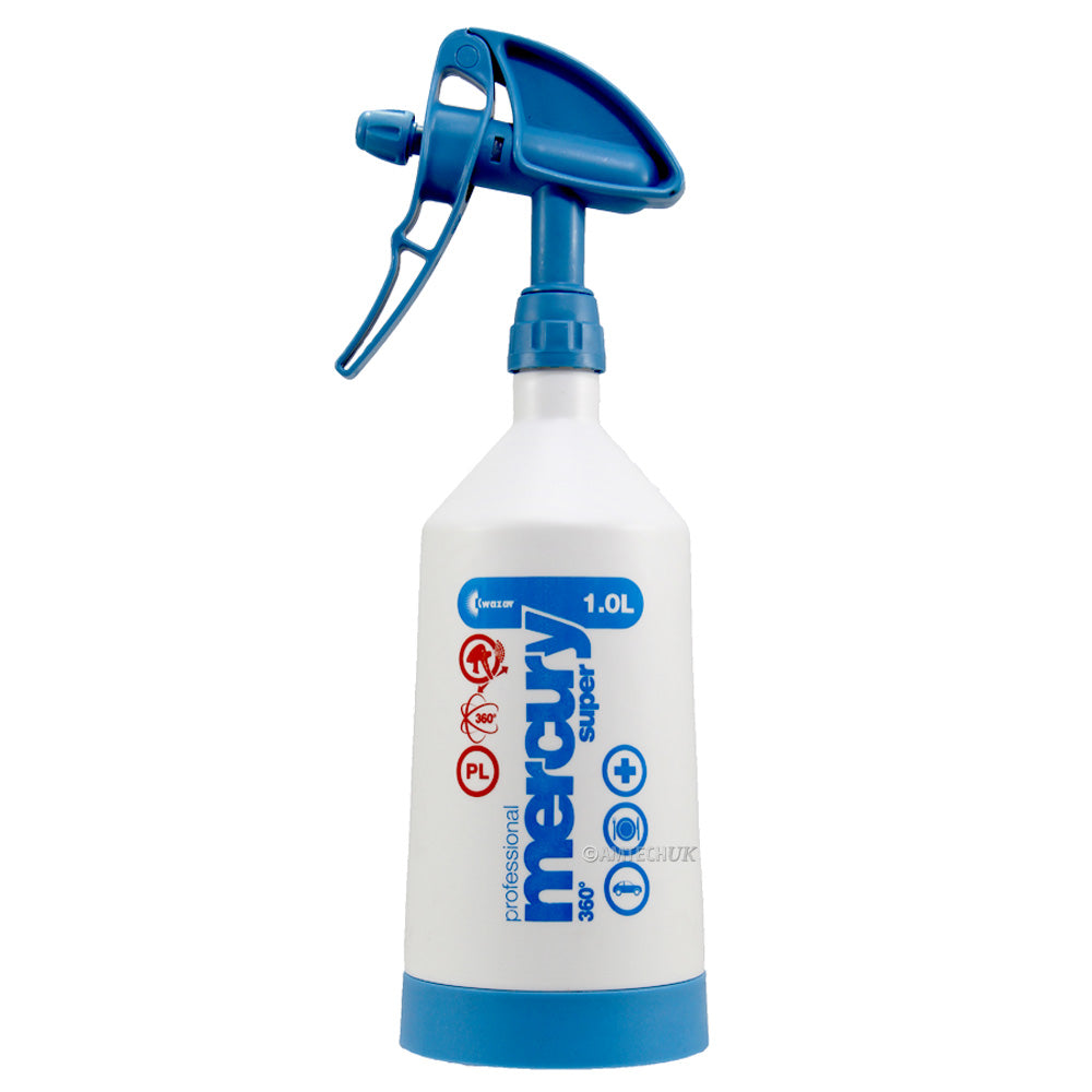 Kwazar Mercury Pro+ 1.0 litre Double-Action & 360 Trigger Spray BLUE
