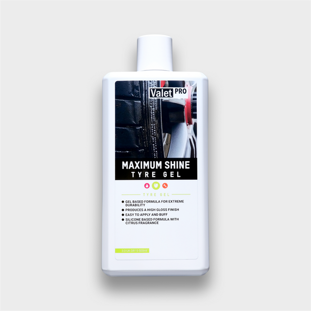 ValetPRO, Maximum Shine Tyre Gel, 500ml | Shop At Just Car Care