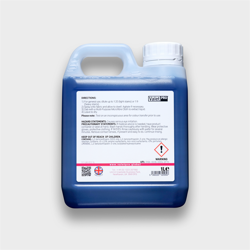 ValetPRO, Advanced Interior Cleaner 1L | Shop At Just Car Care