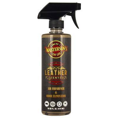 Masterson’s Leather Scent Air Freshener & Odour Eliminator 473ml - Just Car Care 
