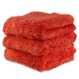 Masterson's Red Fluffy Finish Microfibre 16x16 (3 pack) - Just Car Care 