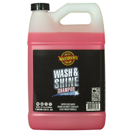 MASTERSON’S WASH & SHINE PREMIUM SHAMPOO 1 GALLON - Just Car Care 