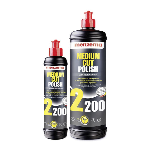 Menzerna Medium Cut Polish 2200 (250ml & 1L) - Just Car Care 