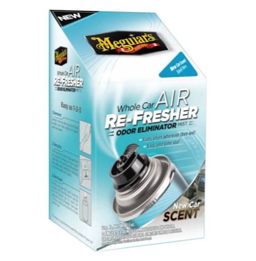 Meguairs Air Refresher New Car Scent 71g | Odor Eliminator Spray