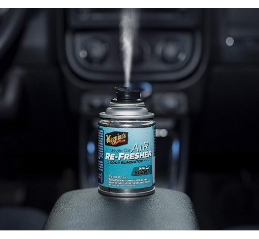 Meguiars Air Refresher New Car Scent 71g  Odor Eliminator Spray – Just Car  Care