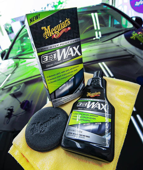 Meguairs 3-in-1 Wax | Clean, polish and protect your paintwork