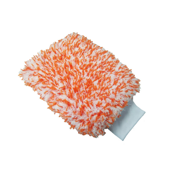 Mammoth Nemo Wash Mitt | Extra Fluffy Microfibre Orange
