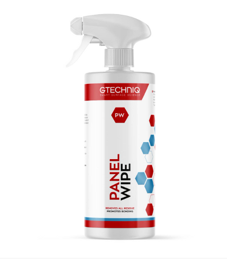 Gtechniq PW Panel Wipe 500ml | Alcohol based Oil and Grease Remover 