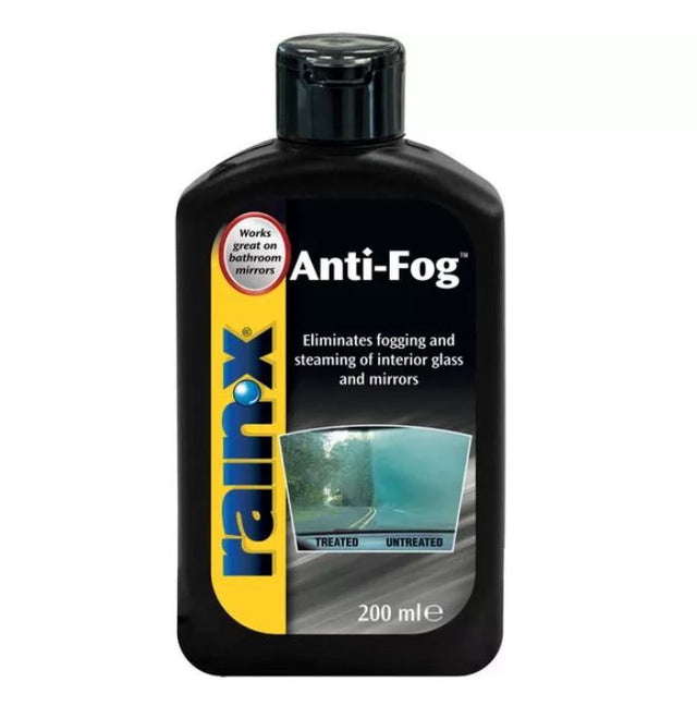 Rain-X Anti Fog Treatment 200ml  Windscreen, Glass & Mirrors – Just Car  Care