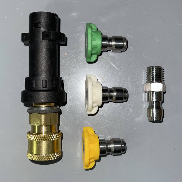 Universal Quick Release Pressure Washer Nozzles Lance Kit - Karcher, Nilfisk, Kranzle, - Just Car Care 